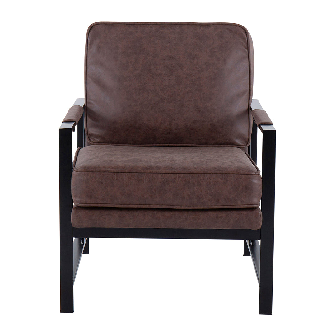 Franklin Arm Chair - Modern Comfortable Upholstered Lounge Chair for Living Room, Office, and Reading Nook - Perfect for Relaxing, Working, and Decorating Your Home