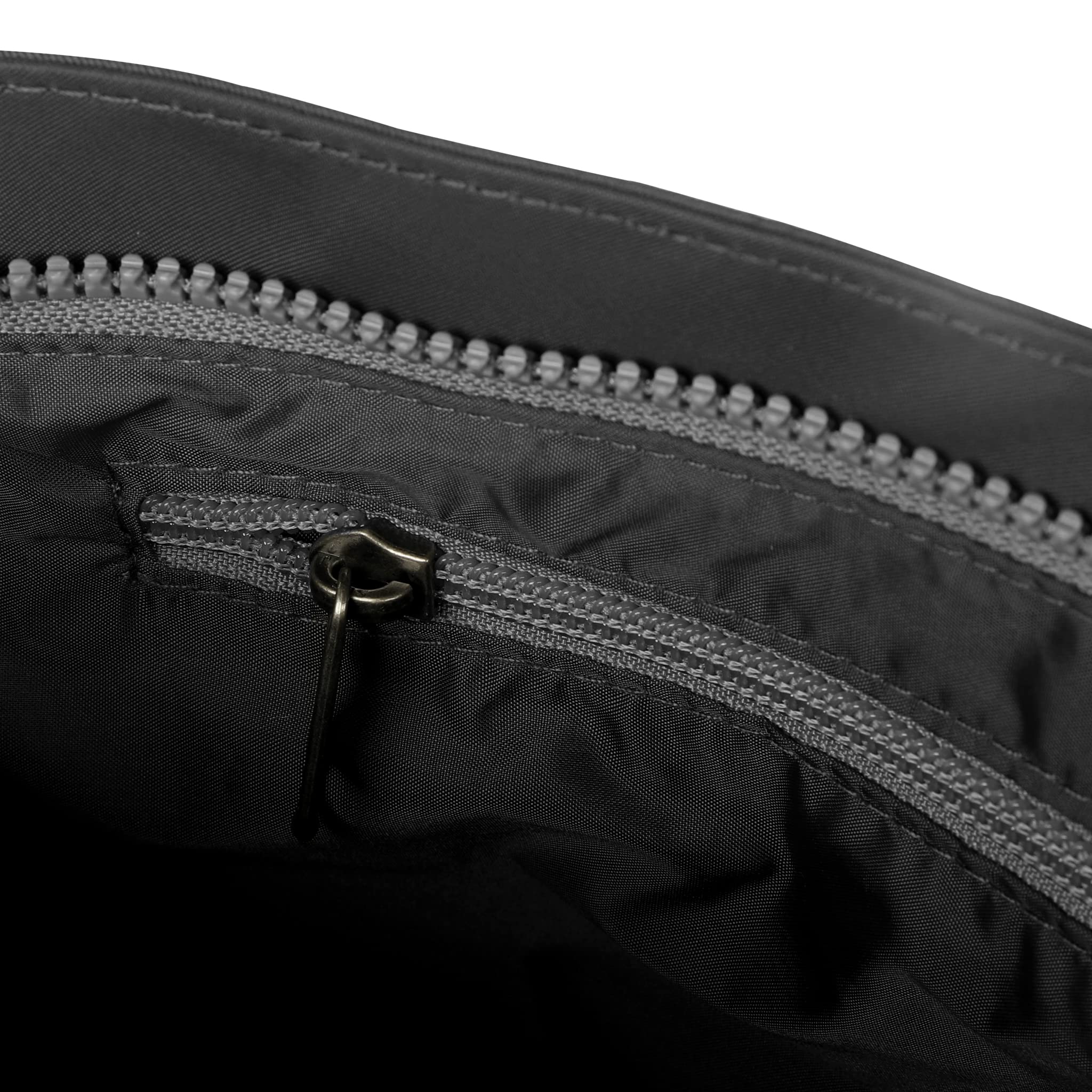 ROKA Kennington Medium Nylon Crossbody Bag for Women & Men - Multi-Pocket Unisex Shoulder Bag with Adjustable Strap & Chunky Zipper - Perfect for Travel, Work, School, Commuting & Daily Essentials