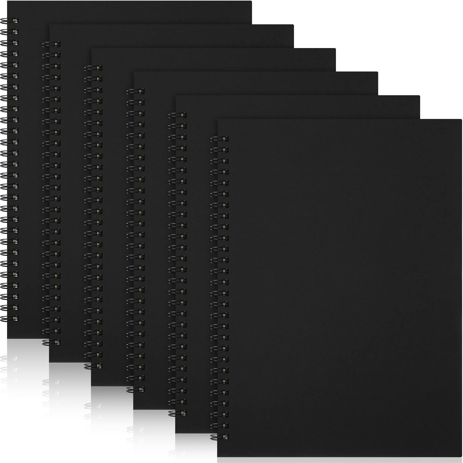 Epakh 6-Pack B5 Spiral Notebooks - 70 Sheets/140 Pages, 10.5