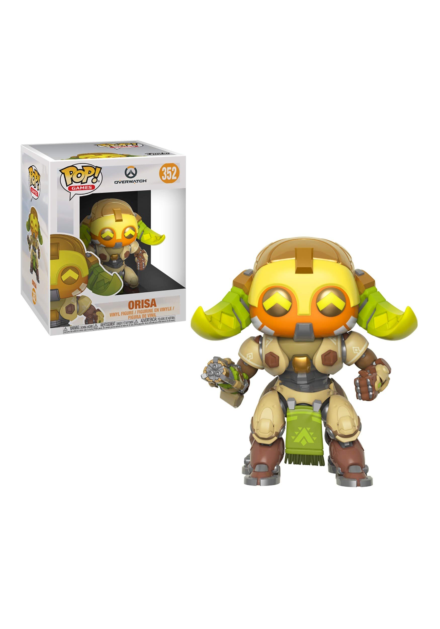 Funko Pop! Overwatch 6-Inch Orisa Collectible Action Figure - Multicolor - Perfect for Gaming Room Decor, Gift for Overwatch Fans, and Pop Culture Collectors