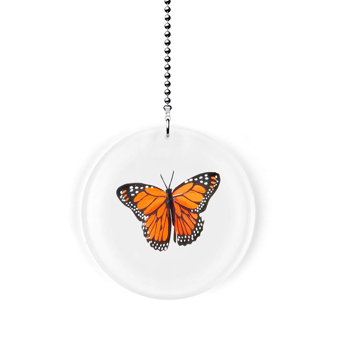 Monarch Butterfly Ceiling Fan Pull Chain & Light Switch - Decorative Home Accessory for Bedroom, Nursery, and Boho Decor