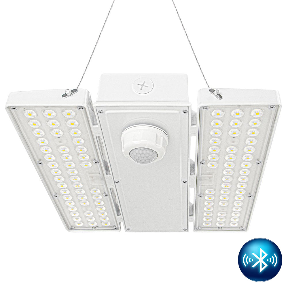 PAVO II LED High Bay Light 155W - 3 Watts Selectable, 22,750 Lumens, 277-480V, 5000K/4000K Color Temperature - Energy Efficient Replacement for 400W Metal Halide - Perfect for Warehouses, Factories, and Industrial Spaces