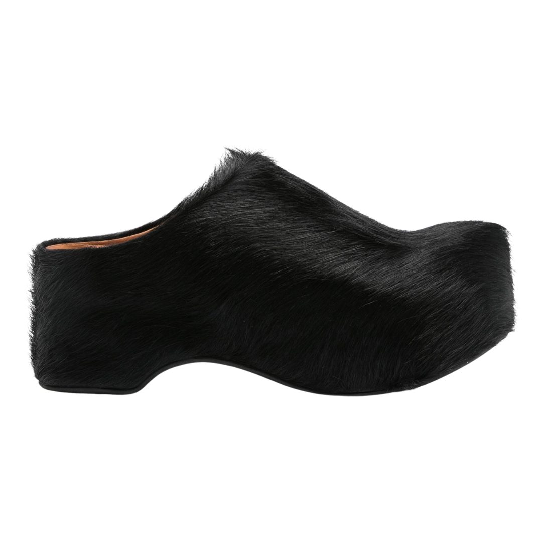 Women's Cozy Fluffy Sabot Clogs - Soft Faux Fur Lined House Slippers for Indoor & Outdoor Wear - Perfect for Home, Lounge, and Quick Errands
