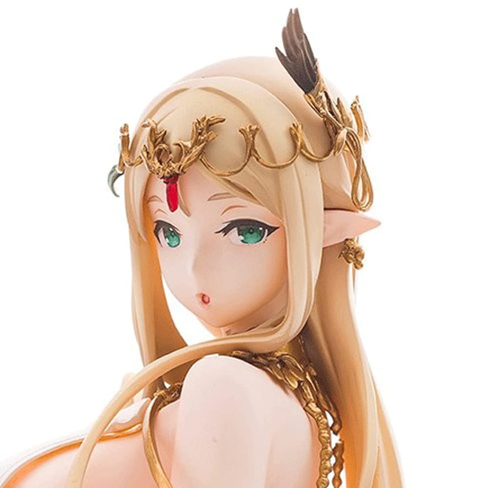 GOGOGK Ecchi Figure -Lily Rerium- 1/7 Scale Anime Collectible Statue with Removable Clothes, 9inch/23cm Cute Doll Model for Anime Fans & Collectors - Perfect for Display, Gifts, and Anime Decor