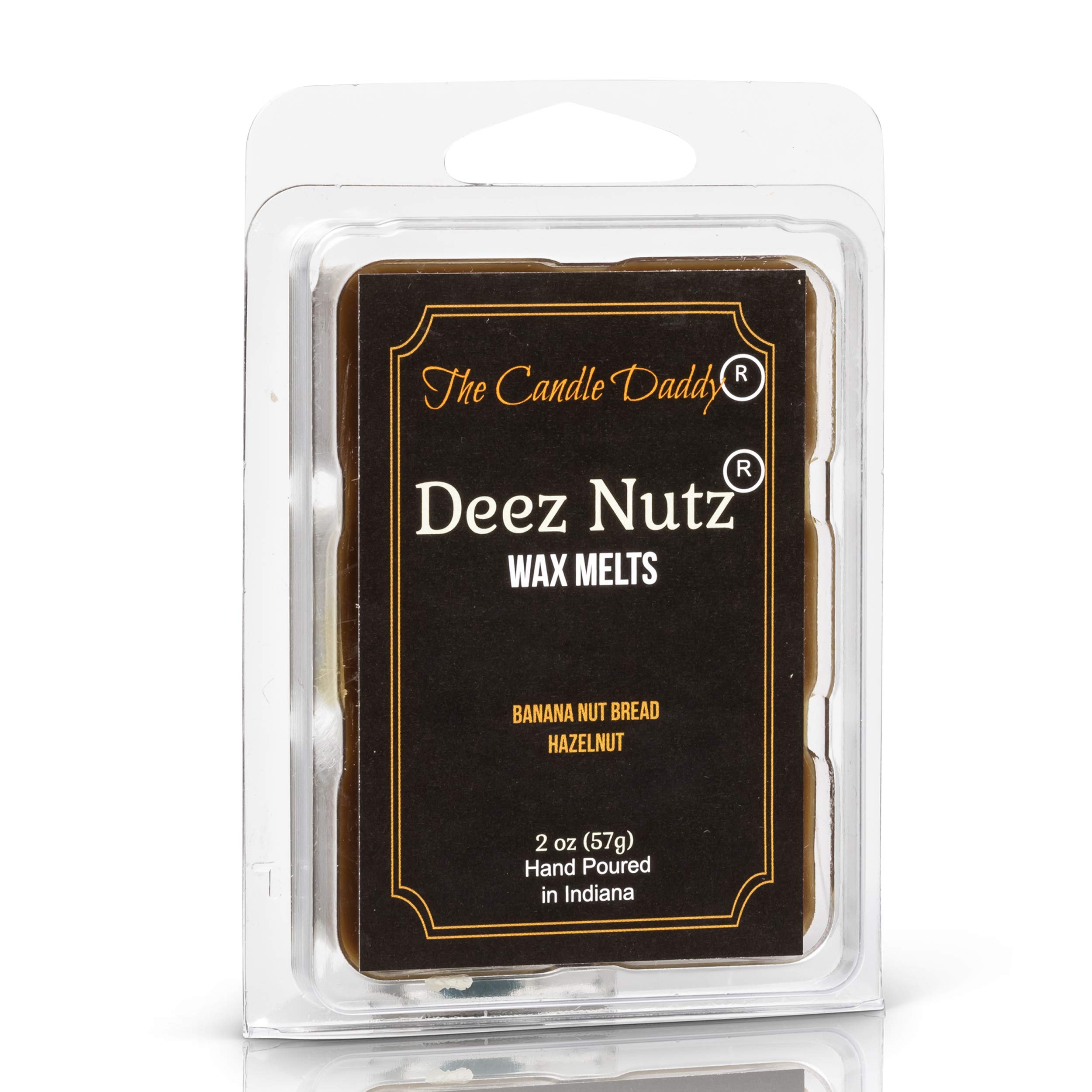 Banana Nut Bread Scented Wax Melts - 2 Packs (4oz Total, 12 Cubes) - Strong Fragrance for Home & Office - Perfect for Wax Warmers, Aromatherapy, and Creating Cozy Atmosphere