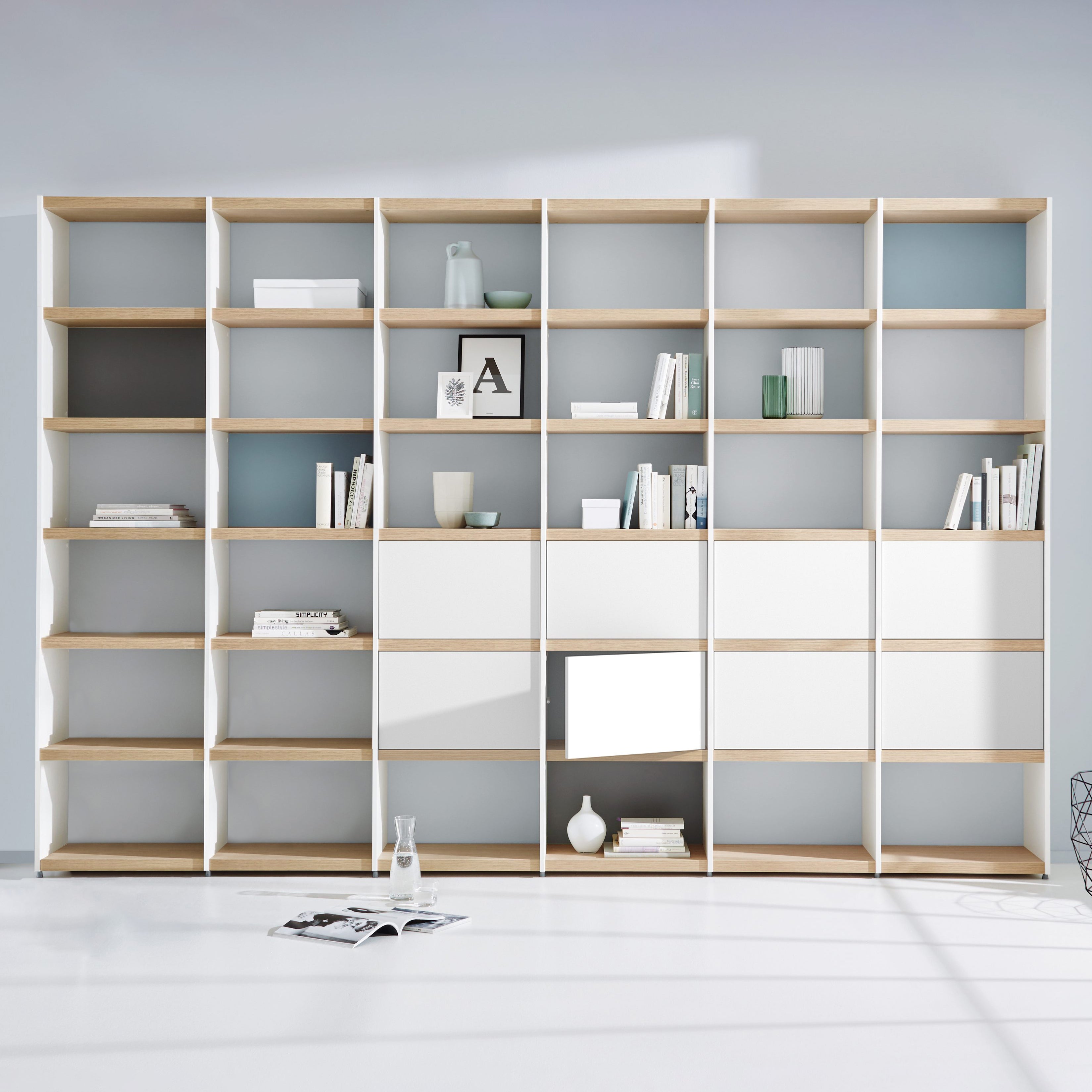 Modular Bookshelf Shelf Component - Customizable Storage Solution for Home & Office Organization | Perfect for Living Room, Bedroom, and Study Spaces