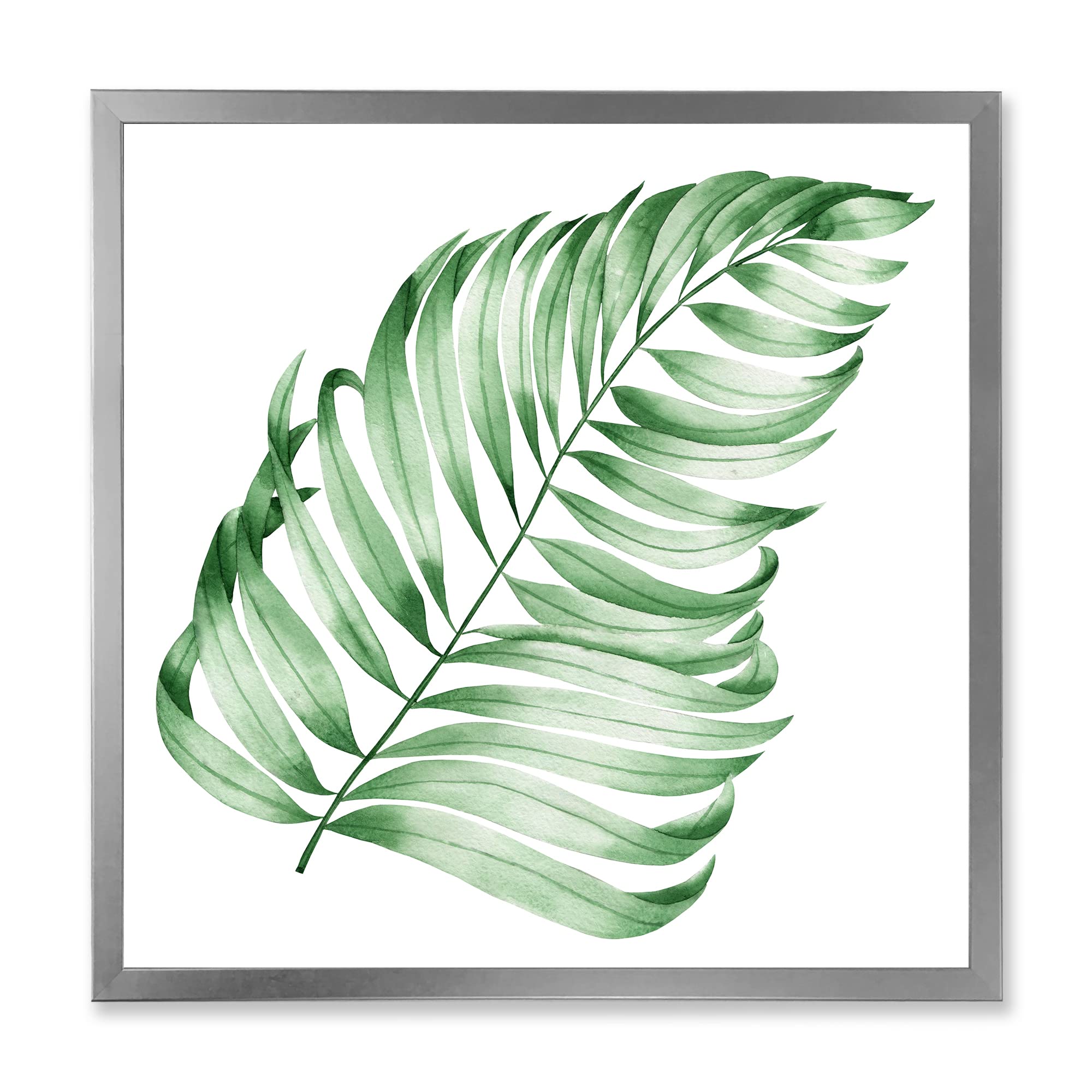 Farmhouse Framed Wall Art with Tropical Monstera Leaf Design - Perfect for Living Room, Bedroom & Home Office Decor