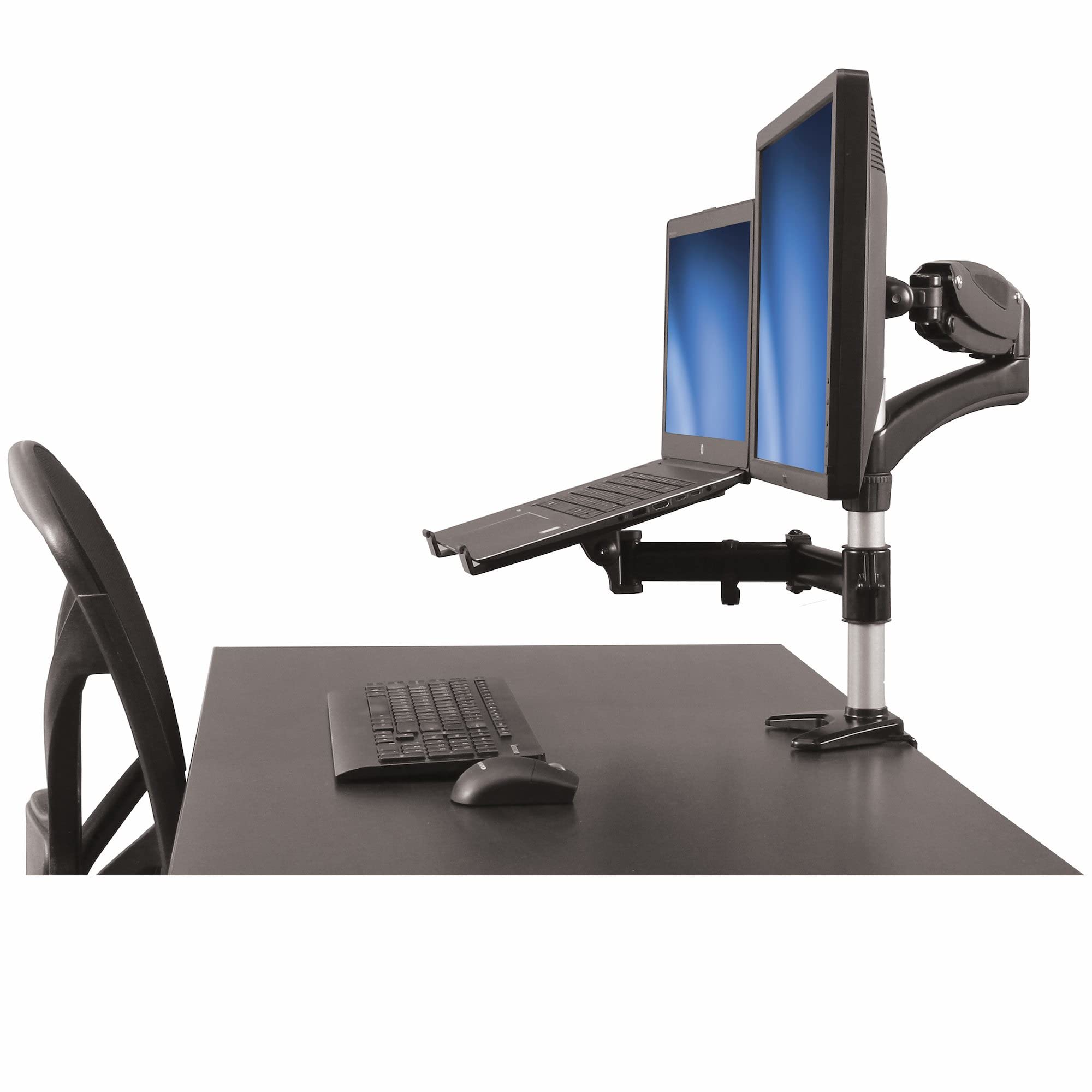 StarTech.com Adjustable Laptop Monitor Stand - Full Motion Articulating VESA Mount Desk Stand for 13-27