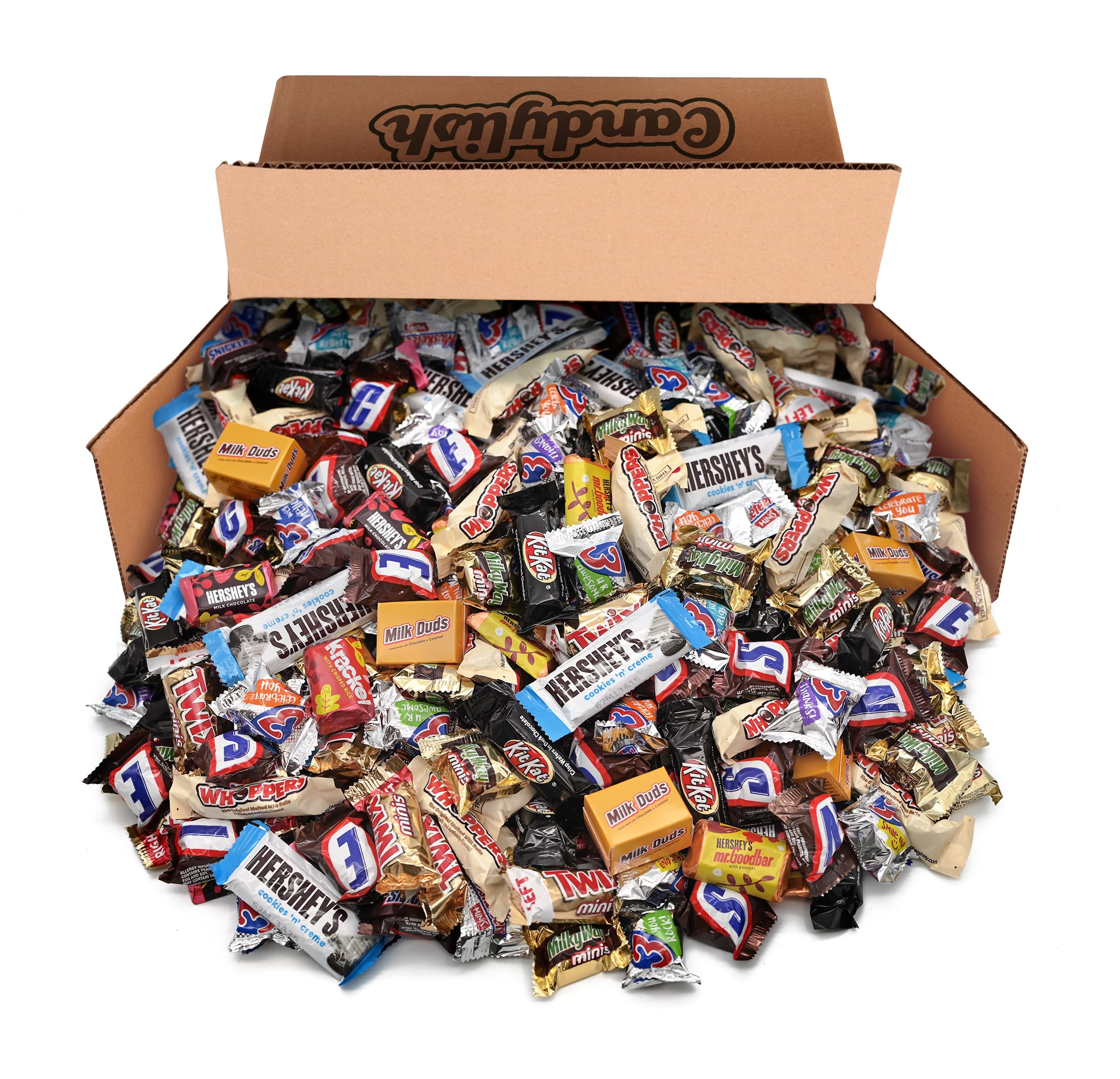 4 Lbs Bulk Chocolate Candy Variety Pack - Assorted Fun Size Chocolate Mix for Holiday Celebrations, Office Snacks & Birthday Parties | Perfect for Stocking Stuffers, Gift Baskets & Movie Nights