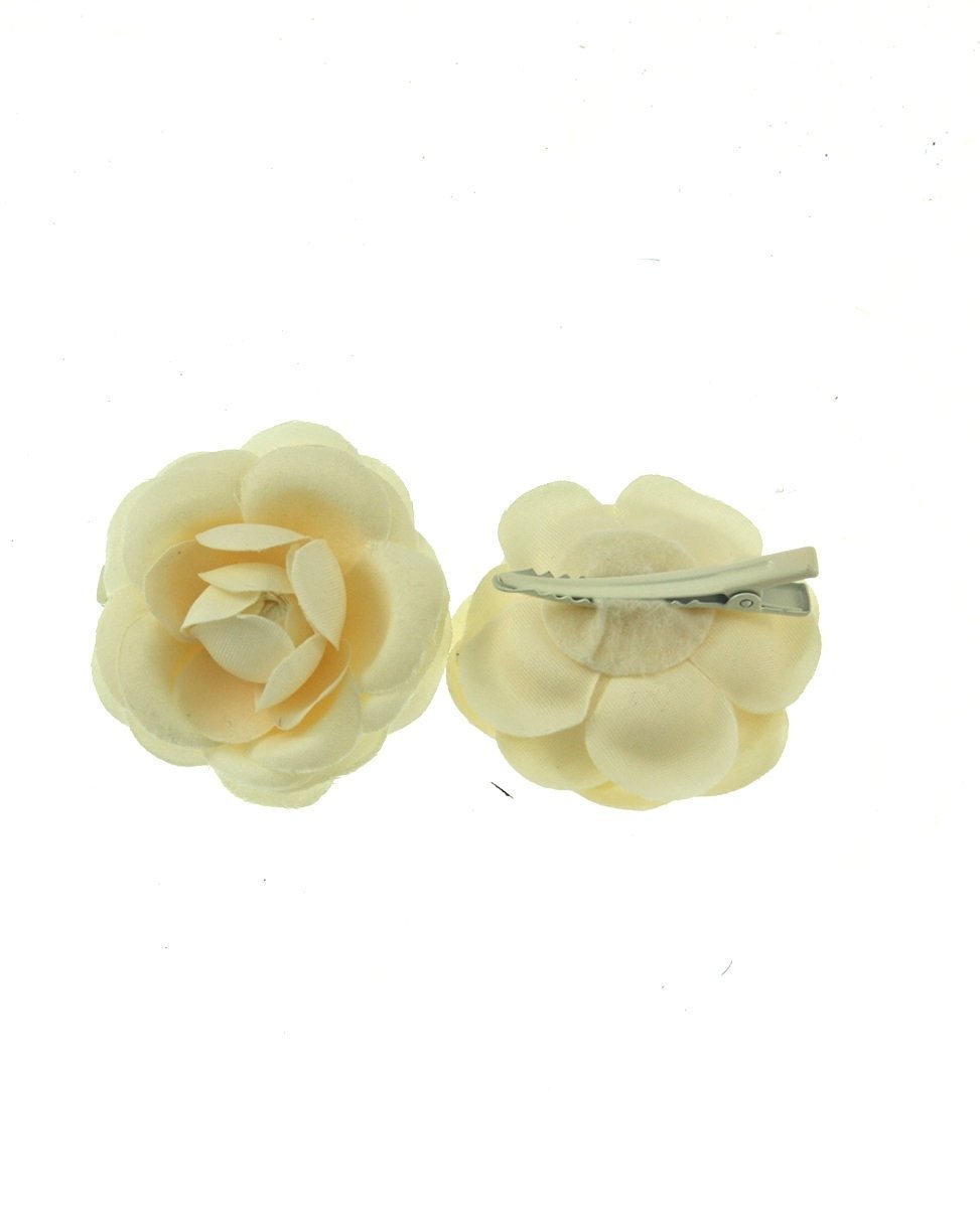 Zac's Alter Ego® Rose Flower Hair Clips - 2 Pack Elegant Concord Hair Accessories for Women & Girls | Perfect for Weddings, Parties & Everyday Wear