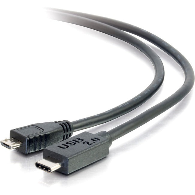10Ft USB 2.0 USB C to Micro B Cable - Fast Charging & Data Sync for Smartphones, Tablets & More - Perfect for Home, Office & Travel Use