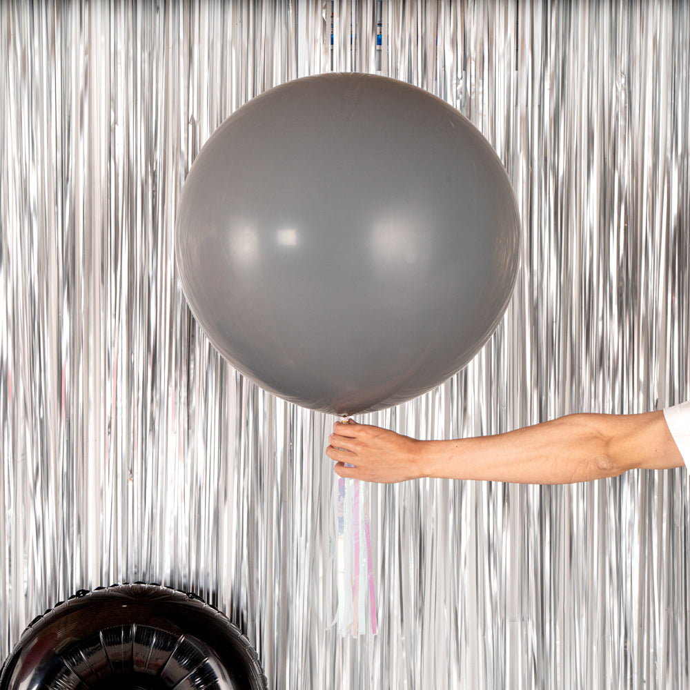Balloonify 36 Inch Gray Latex Balloons - Pack of 10 | Party Decorations, Birthday Supplies & Event Balloons for Indoor/Outdoor Decor
