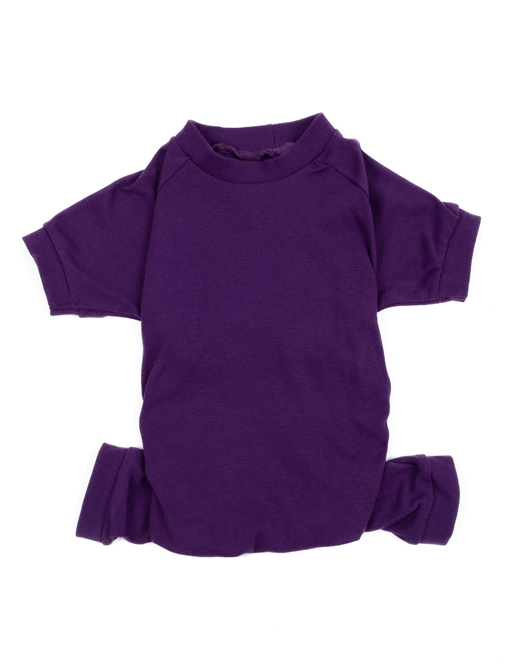 Leveret 100% Cotton Dog Pajamas - Matching Solid Pjs for Small to XXX-Large Dogs | Cozy Sleepwear for Pets at Home or Travel