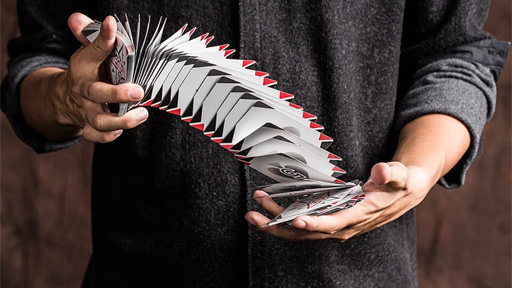 Premium Red Cardistry Fanning Deck - Perfect for Magic Tricks, Card Flourishes, and Professional Cardistry Performances