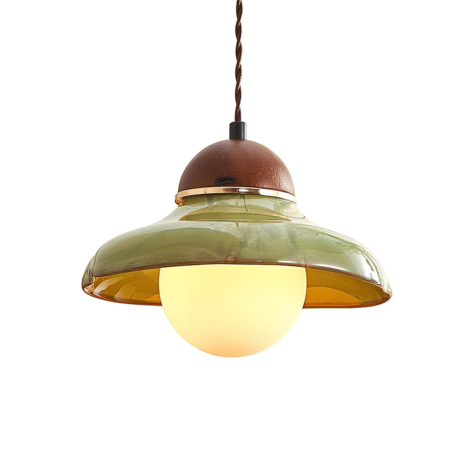 Edmund Ceramics Pendant Light - Handcrafted Modern Hanging Lamp for Kitchen Island, Dining Room & Bedroom Lighting Decor