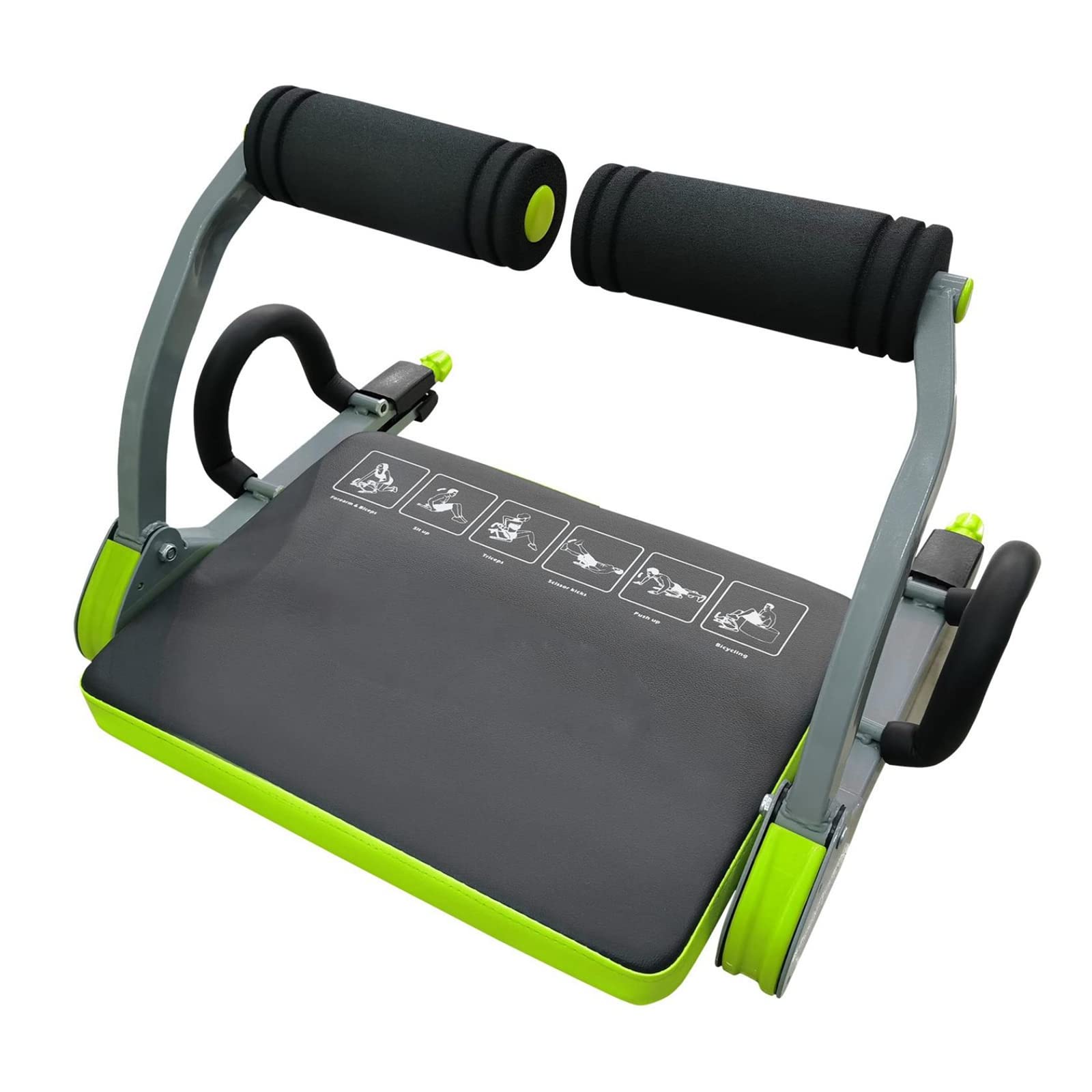 DFDGBD Abdominal Crunch Machine - Portable Home Gym Equipment for Core Strength Training with Resistance Bands | Full Body Workout & Cardio Exercise for Men & Women | Perfect for Home Fitness, Small Spaces & All Ages