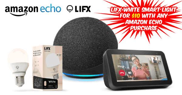Amazon Echo (4th Generation) Smart Speaker with Alexa - Glacier White - Voice Control, Music Streaming, Smart Home Hub - Perfect for Kitchen, Living Room & Bedroom