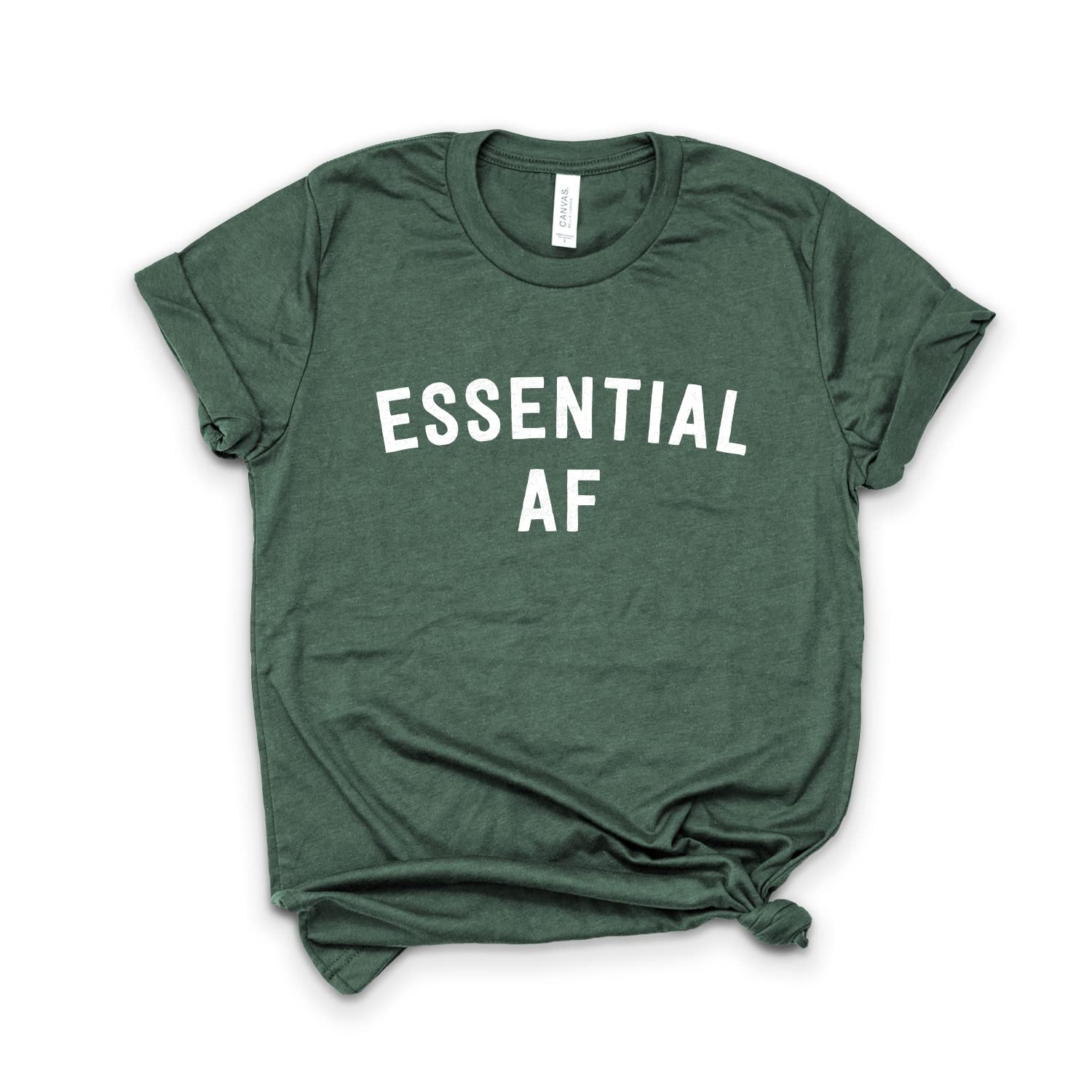 Essential AF Shirt | Comfortable Unisex T-Shirt for Nurses, EMTs & Essential Workers - Perfect Nurse Gift & Apparel for Healthcare Professionals - Softstyle Cotton Tee for Work, Casual Wear & Gifting