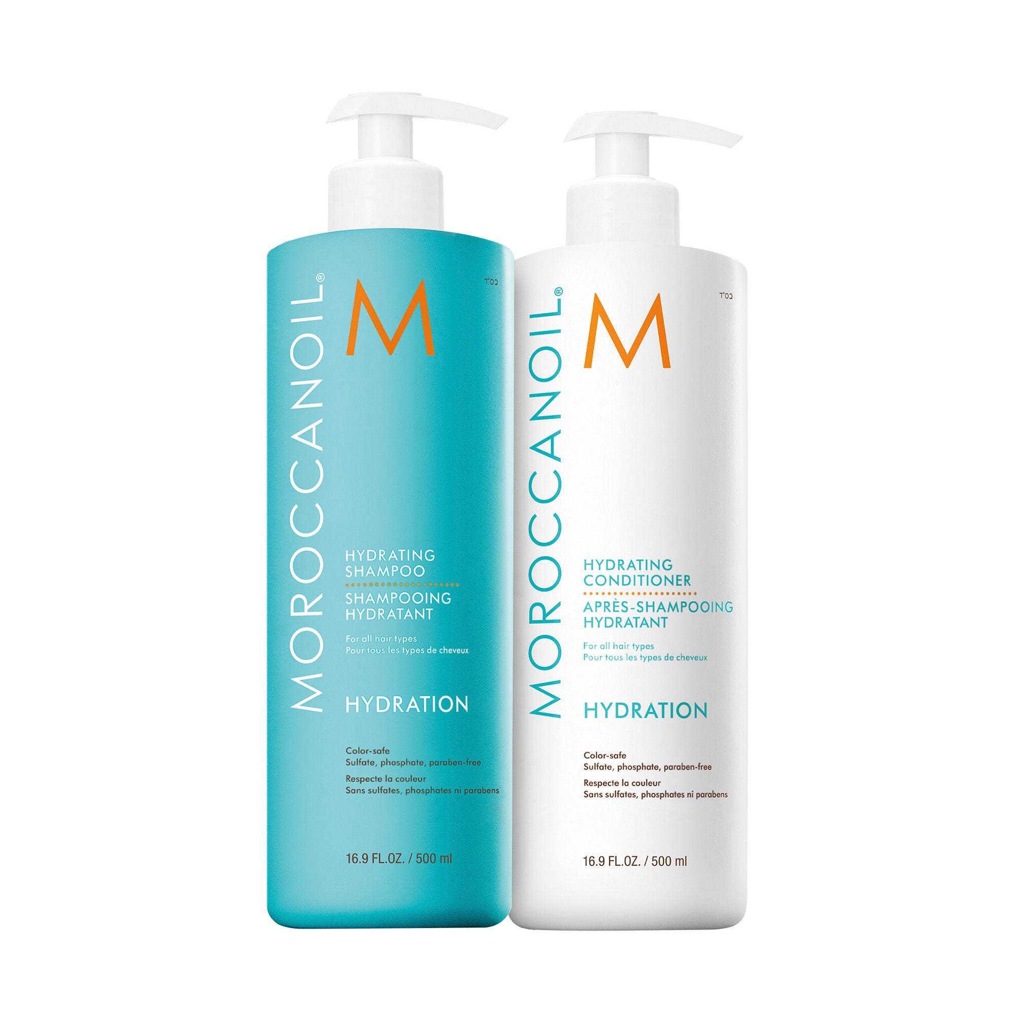 Hydrating Shampoo & Conditioner Set - 16.9oz Duo for Dry & Damaged Hair - Sulfate Free & Moisturizing - Limited Edition Hair Care for Daily Use & Salon Results at Home