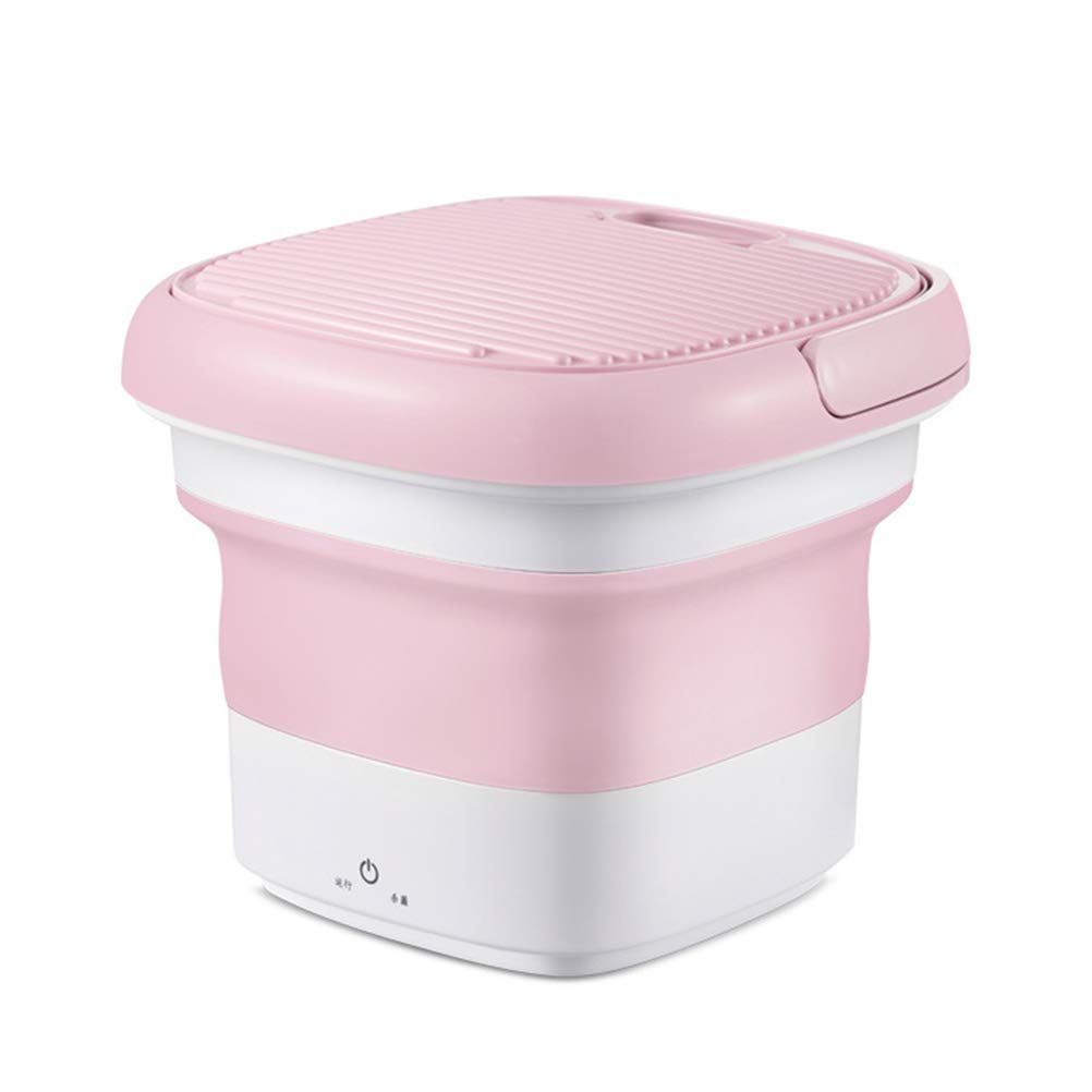 Fovely Mini Portable Folding Washing Machine - Compact Travel Washer for Underwear, Socks & Small Laundry - Lightweight Handheld Bucket with Handle - Perfect for Camping, Dorms, Apartments & RV Trips