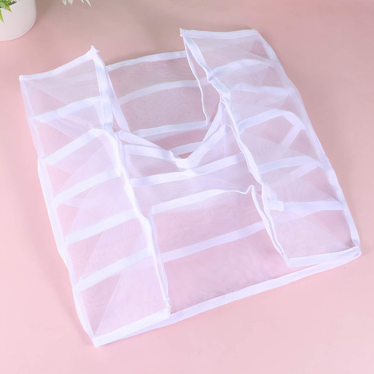 Cabilock 3-Piece Underwear Storage Organizer Set - Breathable White Bra & Panty Drawer Box for Closet Organization | Perfect for Bedroom, Dorm, Travel & Laundry Room Storage