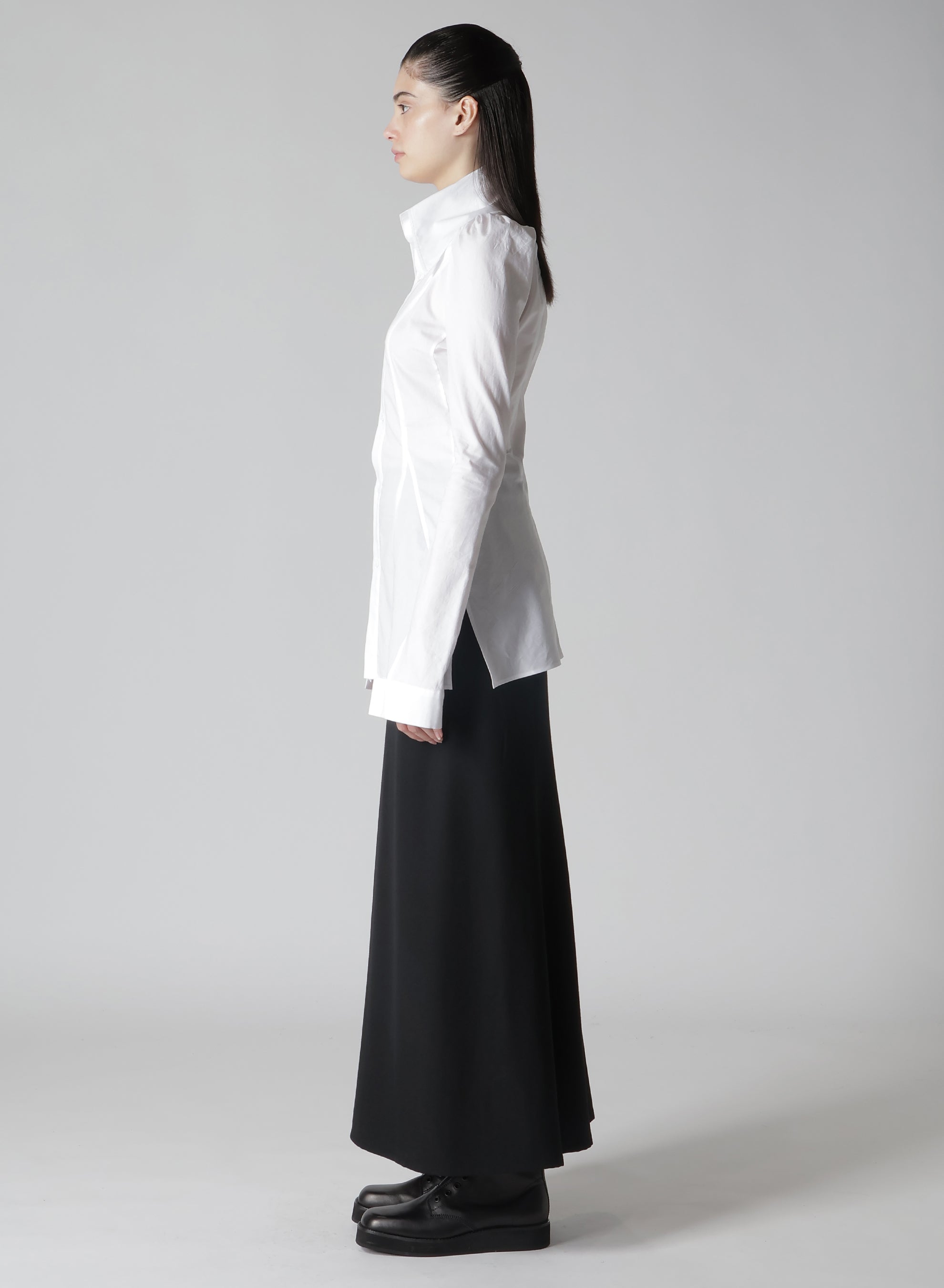 COTTON BROAD PUFF SLEEVE SLIM FIT BLOUSE for Women - Elegant Office Wear & Casual Outfit