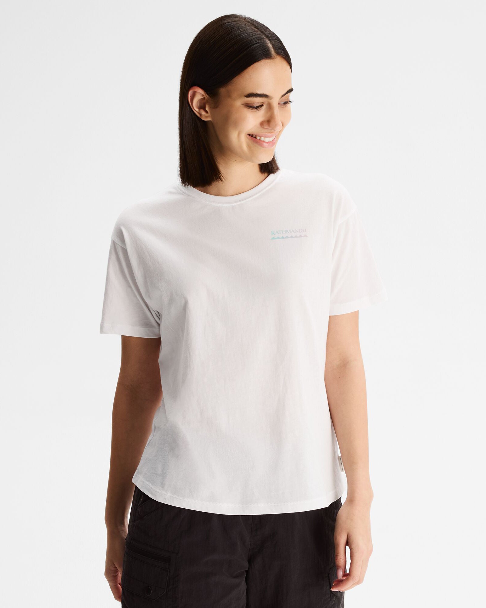 Organic Cotton Women's T-Shirt - Heritage Style White Tee for Casual Wear & Everyday Outfits