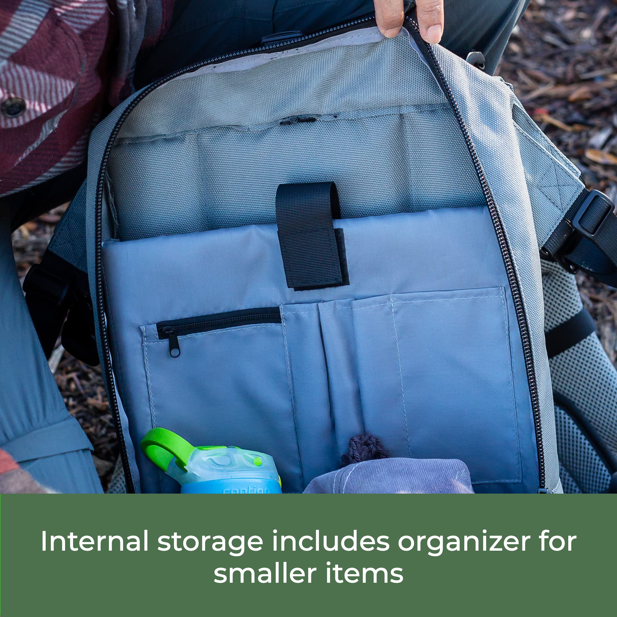 Up-Eaze Convertible Child Carrier Backpack - Adjustable Baby & Toddler Carrier for Hiking, Travel & Outdoor Adventures (Ages 2+)
