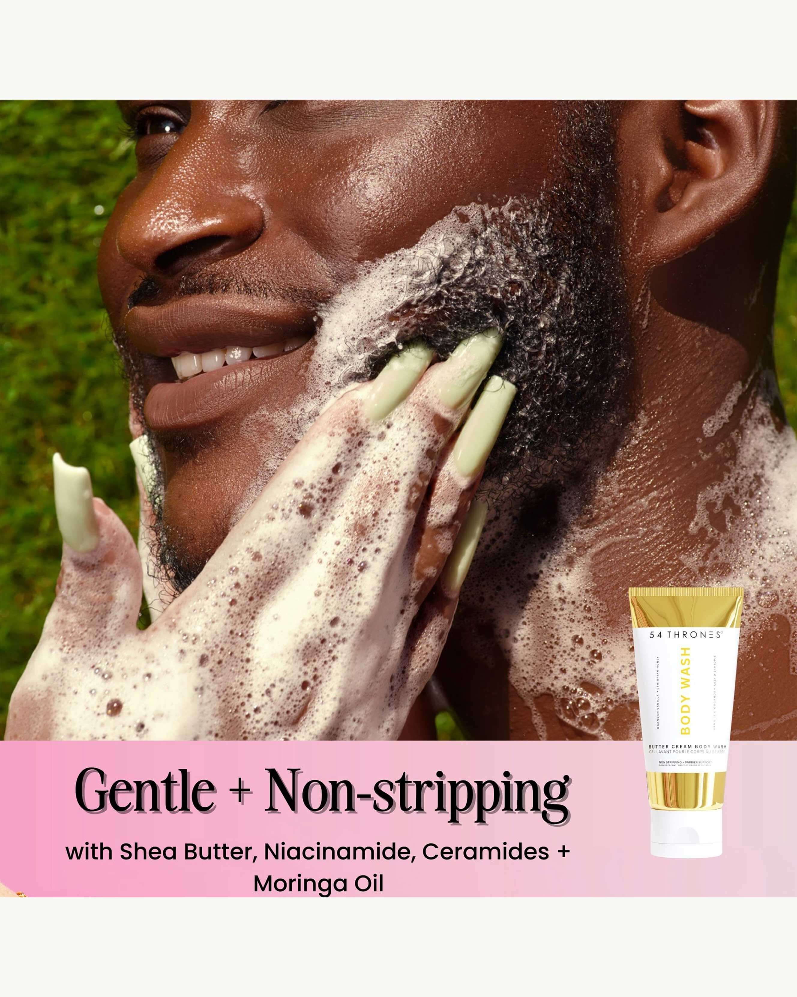 Hydrating Shea Butter Body Wash for Dry Skin - Moisturizing & Nourishing Shower Gel for Smooth, Soft Skin - Perfect for Daily Use & Post-Workout Refreshment