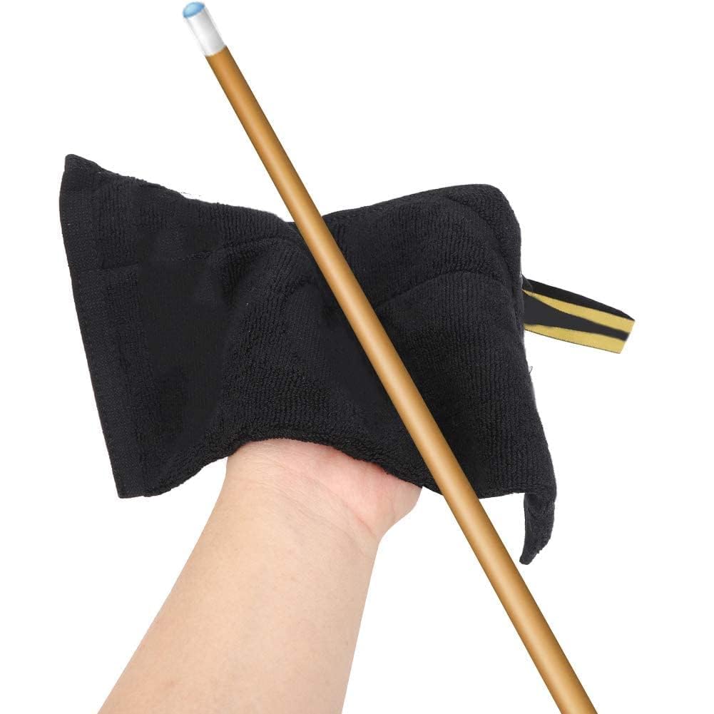Premium Snooker & Billiards Cue Cleaning Cloth - Microfiber Pool Cue Cleaner & Burnisher Accessory for Shaft Maintenance - Perfect for Home Game Rooms, Sports Clubs & Professional Tournaments