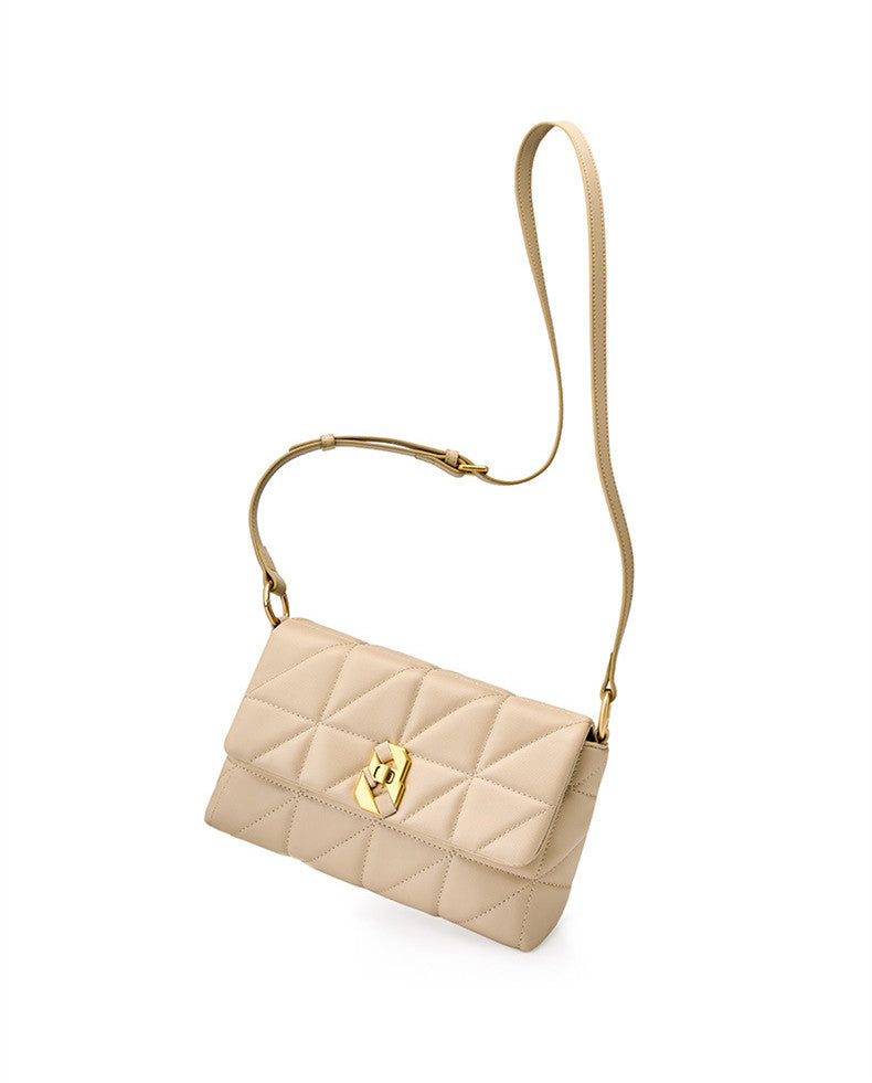 Trendy Quilted Handbag for Women - Fashionable & Durable Crossbody Purse for Work, Travel & Everyday Use
