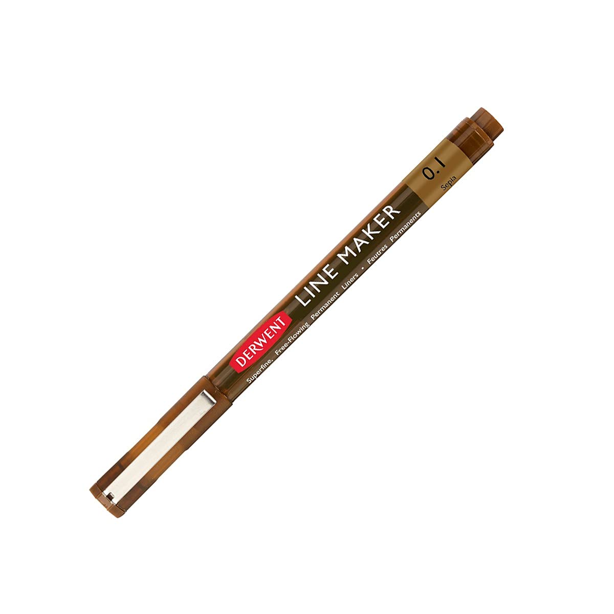 Graphik Line Maker Sepia 0.1mm - Ultra Fine Technical Drawing Pen for Architects, Artists & Designers - Perfect for Sketching, Drafting & Calligraphy