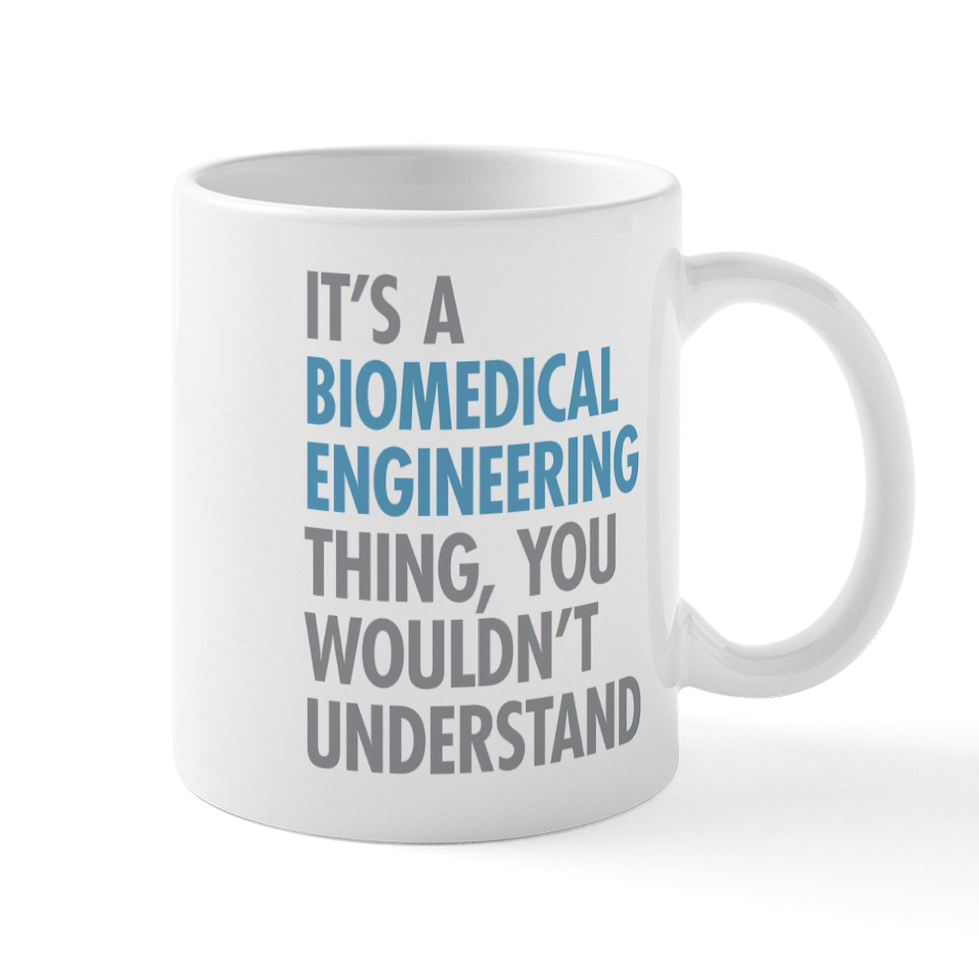 Biomedical Engineering Coffee Mug - 11 oz (325 ml) Ceramic Cup for Hot & Cold Drinks - Perfect Gift for Engineers, Scientists & Students - Ideal for Office, Lab & Home Use
