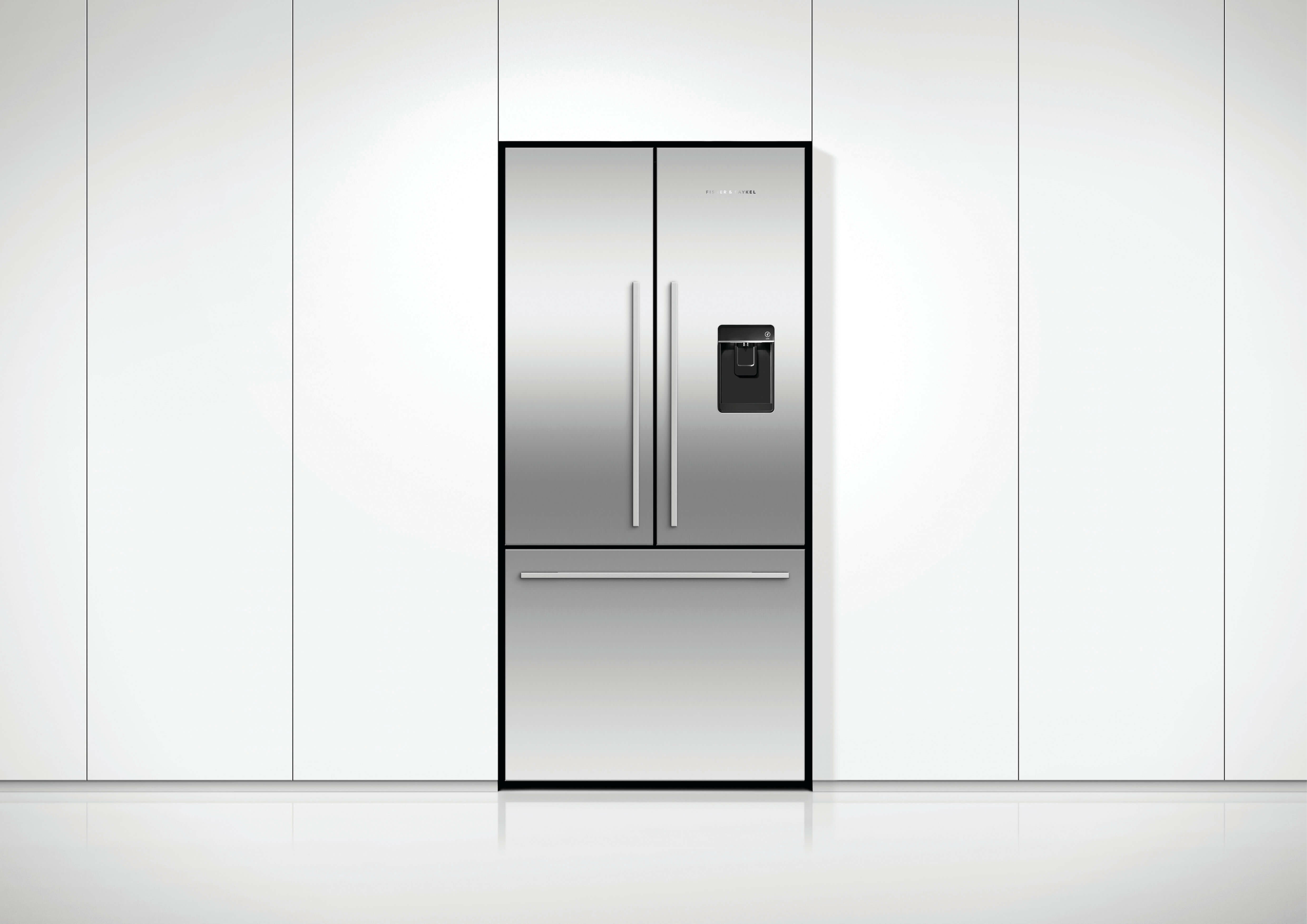 Fisher & Paykel RF522ADUX5 487L French Door Refrigerator - Energy Efficient Stainless Steel Smart Fridge for Modern Kitchens & Open-Plan Living Spaces