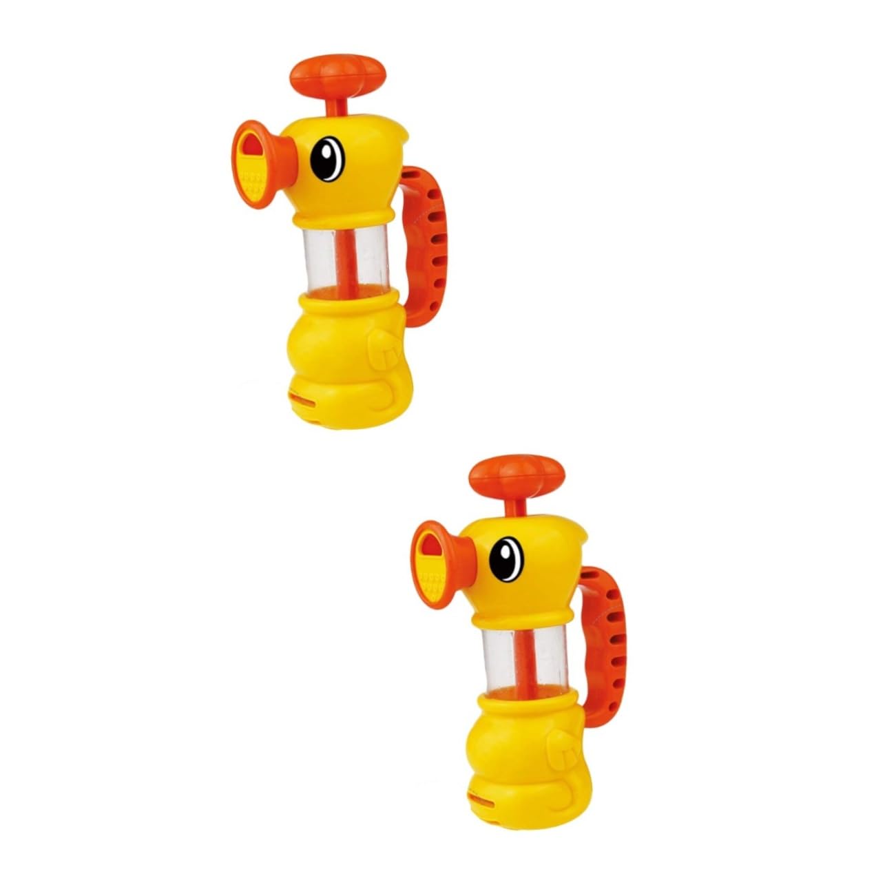 VICASKY 2-Pack Manual Water Sprinkler Bath Toys for Kids - Fun Outdoor & Pool Water Spray Toys for Summer Play (Yellow)