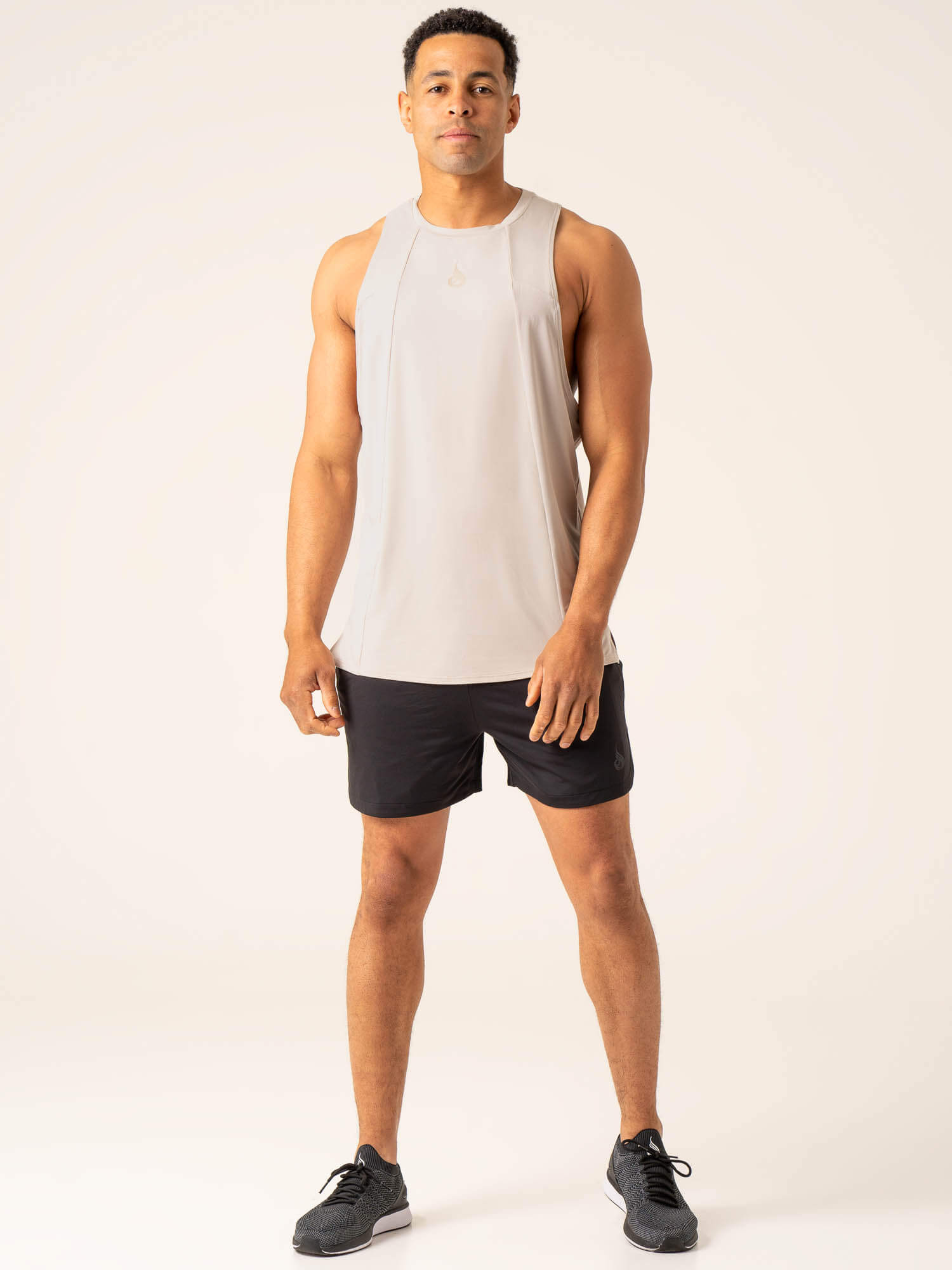 Dynamic Baller Tank Top for Women - Soft Stone Color Workout & Yoga Shirt - Perfect for Gym, Running, and Casual Wear