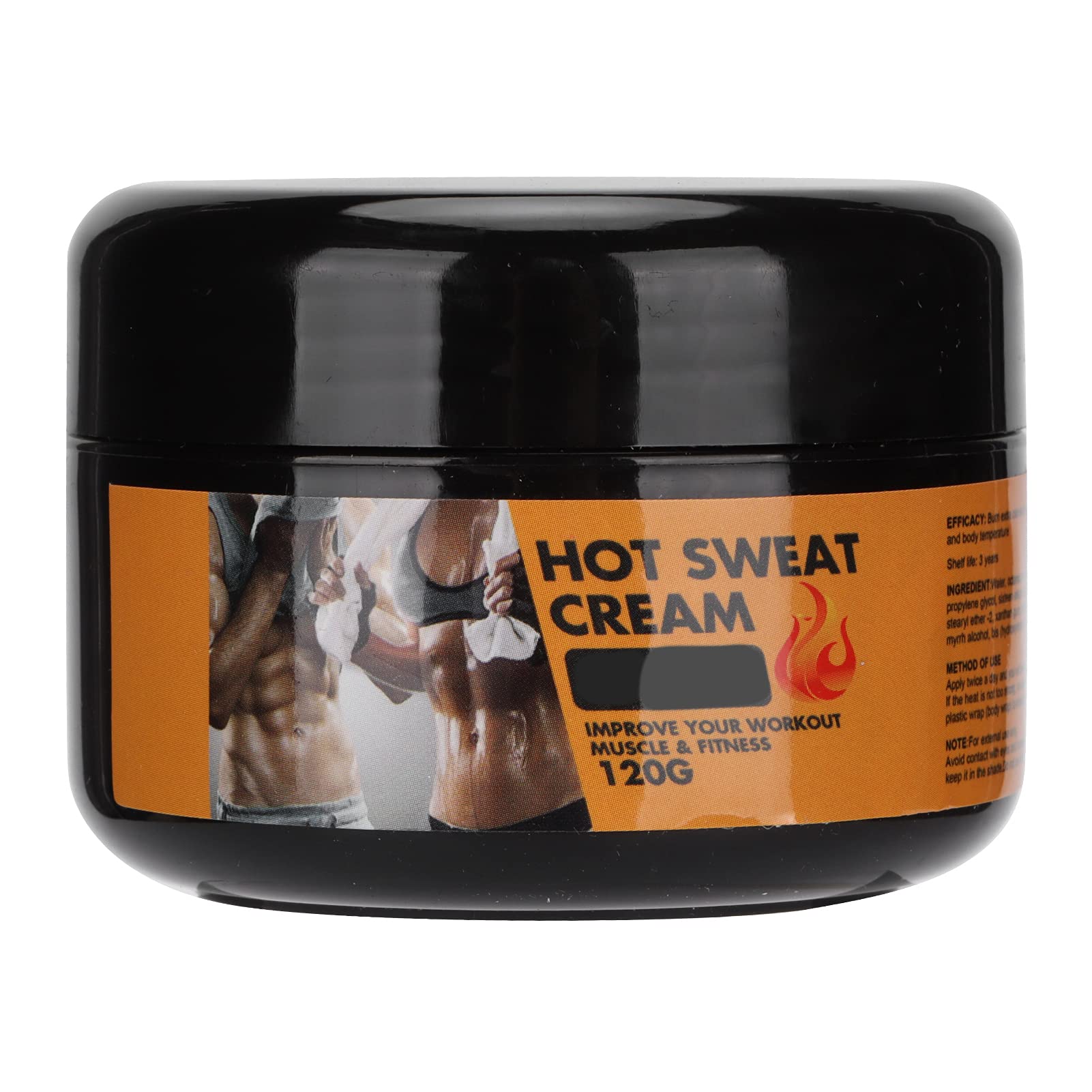 120g Hot Sweat Cream - Firming Body Lotion for Women & Men | Cellulite Reduction & Body Shaping | Enhances Workout Performance, Muscle Recovery & Calorie Burn | Post-Workout Slimming Cream for Gym, Yoga & Home Fitness