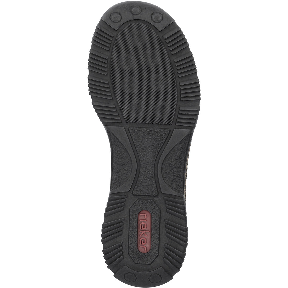 Rieker Nikita 67 Black Women's Comfort Shoes - Stylish & Lightweight for Work, Walking & Everyday Wear
