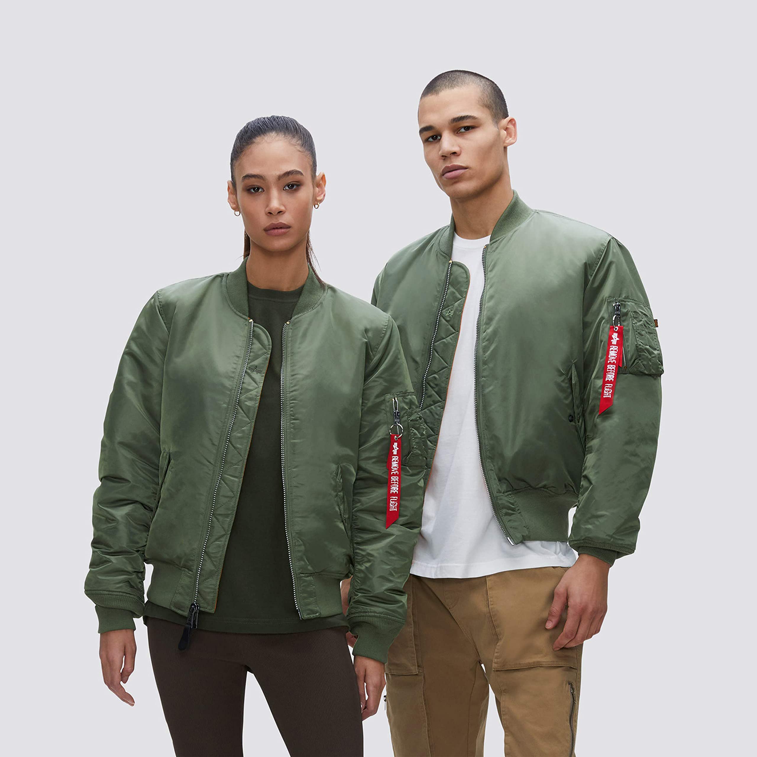 Alpha Industries MA-1 Bomber Flight Jacket - Men's Military Style Aviator Jacket for Pilots & Fashion - Perfect for Casual Wear, Outdoor Adventures & Street Style