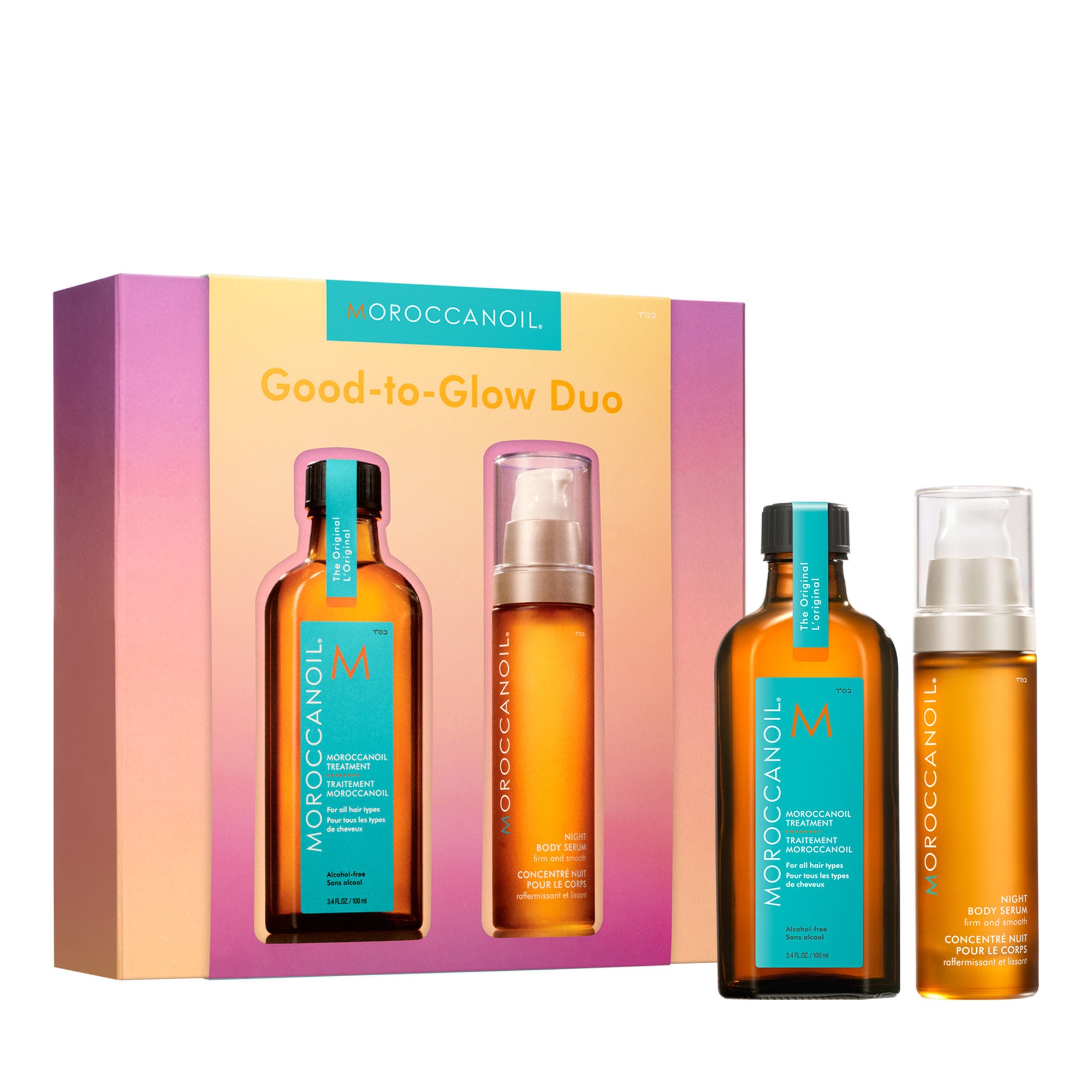 Good to Glow Hair & Body Gift Set (Limited Edition) - Luxurious Skincare & Haircare Duo for Radiant Skin & Shiny Hair | Perfect for Spa Days, Self-Care Routines & Gifting