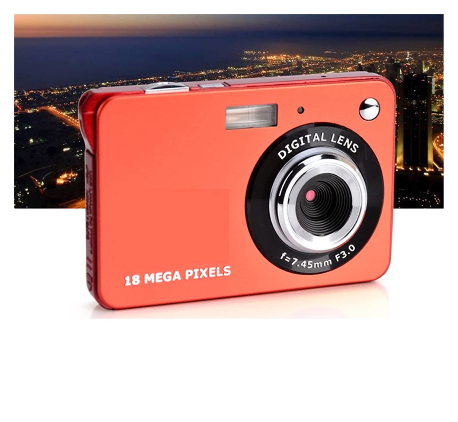 Vintage Mini Digital Camera - 18MP Portable DV with 2.7
