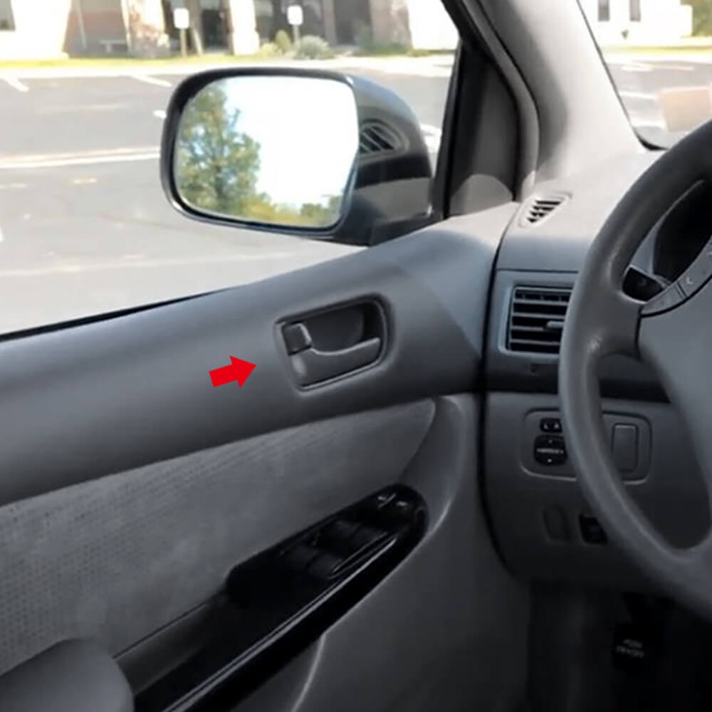 Toyota Sienna 2004-2010 Rear Exterior & Left Front Interior Door Handle Replacement Parts - Durable Car Accessories for Smooth Door Operation & Vehicle Maintenance