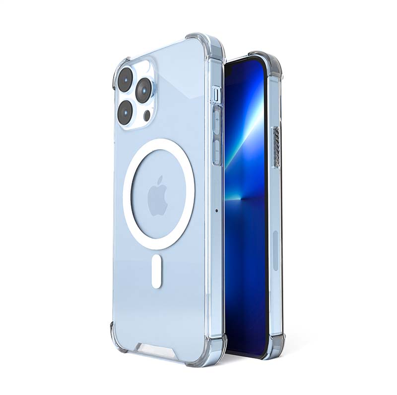 iPhone 13 Case with MagSafe - Ultra Slim Clear Protective Cover | Shockproof & Scratch Resistant | Perfect for Everyday Use, Commuting & Travel