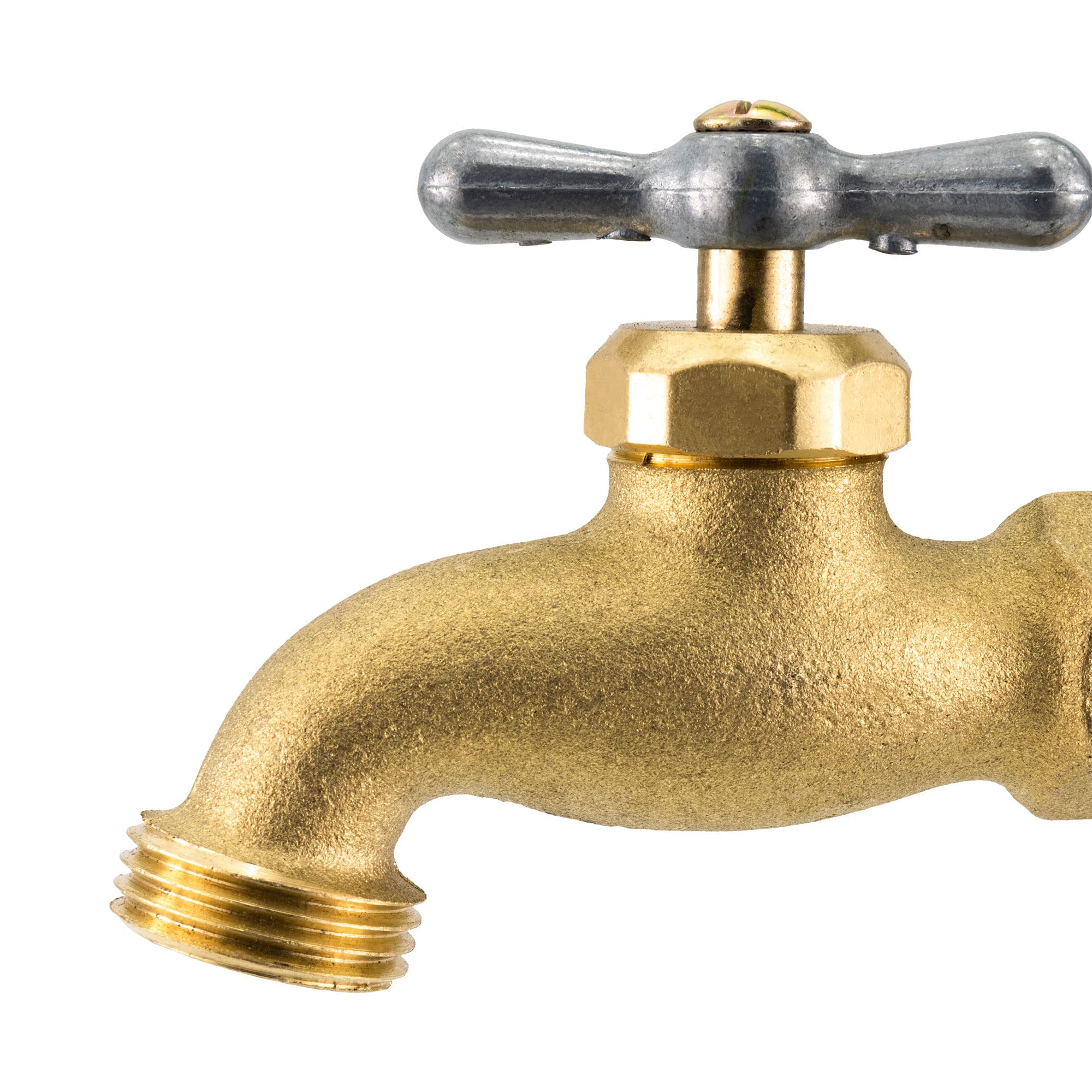 RecPro 90 Degree RV Water Faucet - Brass Outdoor Water Spigot for Camper, Travel Trailer & Motorhome | Connects to Fresh Water Inlet | Perfect for Outdoor Washing, Drinking & Camping Needs