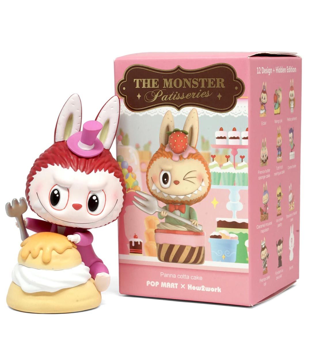 Labubu The Monsters Patisseries Series - Cute Collectible Vinyl Figures for Home Decor, Office Display & Anime Fans Gift
