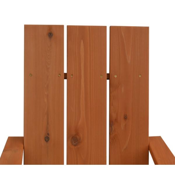 Premium Western Red Cedar Modern Adirondack Chair - Weather-Resistant Outdoor Patio Furniture for Garden, Poolside & Backyard Relaxation