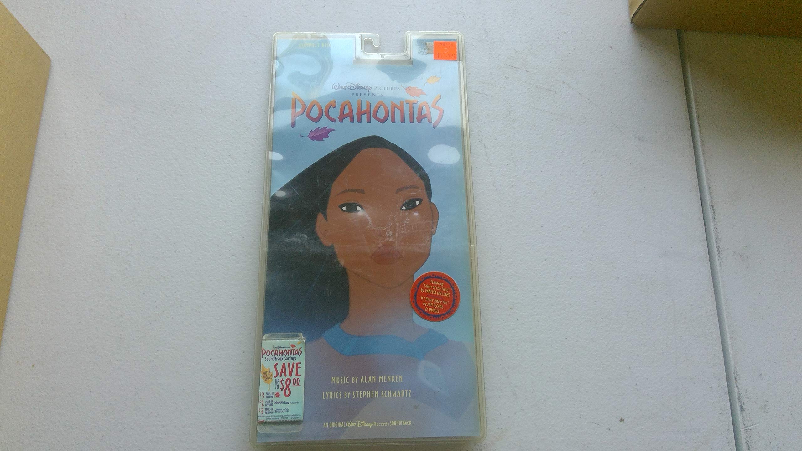 Original Pocahontas Walt Disney Soundtrack CD Blister Pack – Perfect for Disney Fans, Movie Collectors & Music Lovers – Great for Gifts, Home Decor & Nostalgic Listening