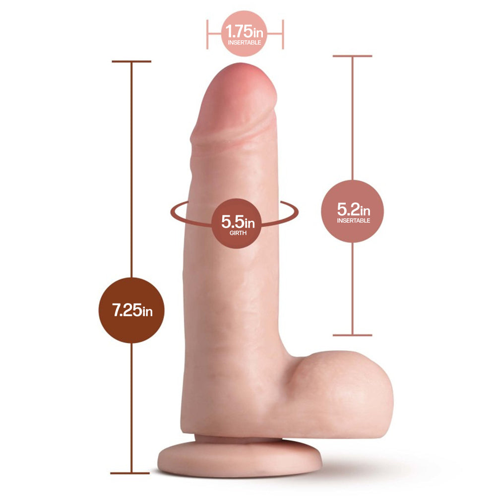 Coverboy The K Pop Star Realistic 7.25 Inch Dildo - Lifelike Adult Toy for Solo Play & Couples Pleasure