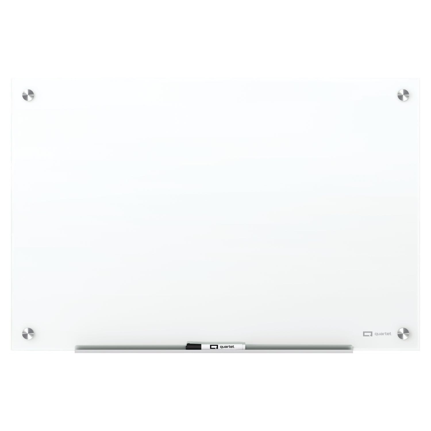 Quartet Magnetic Glass Dry Erase Whiteboard - 36
