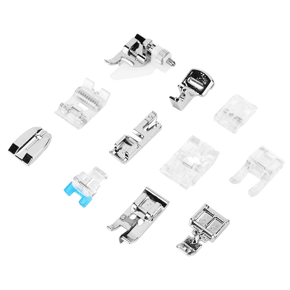 Premium Sewing Machine Presser Foot Kit - 32PCS Universal Presser Feet Set for Brother, Singer, Janome - Ideal for Quilting, Embroidery & DIY Sewing Projects